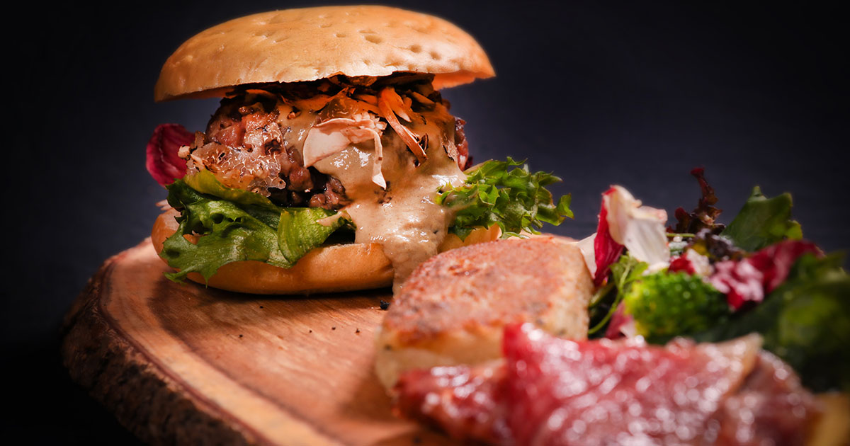 ヤバいハンバーガー屋さん様、専用！美品» OLIVER PEO OV1186S こだわりの食材 | Y+5296 | HOKKAIDO WAGYU HAMBURGER